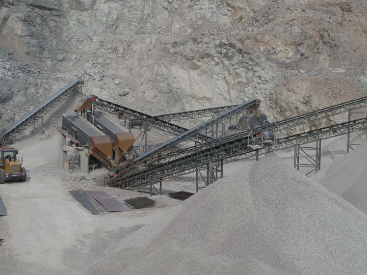 Site picture of crushing plant